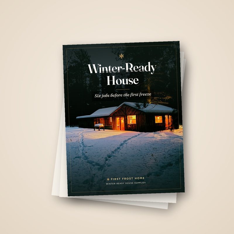 The Winter-Ready House guide, printed